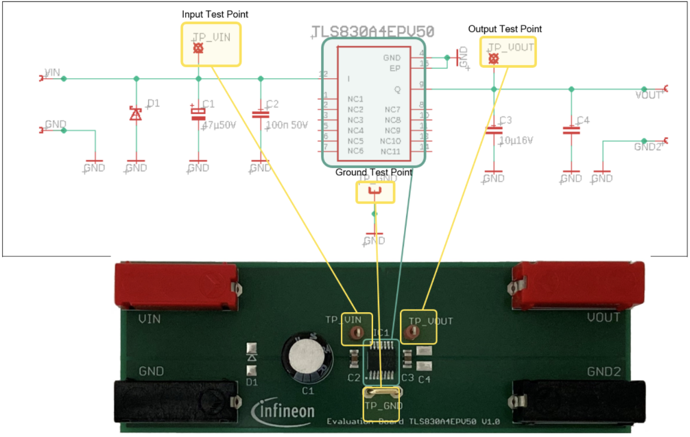 Infineon Technologies TLS830A4EPV50 演示板
